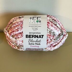 Bernat Blanket Extra Thick Frosting Yarn in Maple Punch